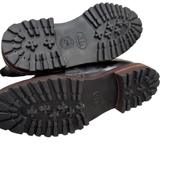 Johnston & Murphy Men's Dudley Lug Cap Toe Boots Lace Up Black Size 9M NWOB - Picture 9 of 12